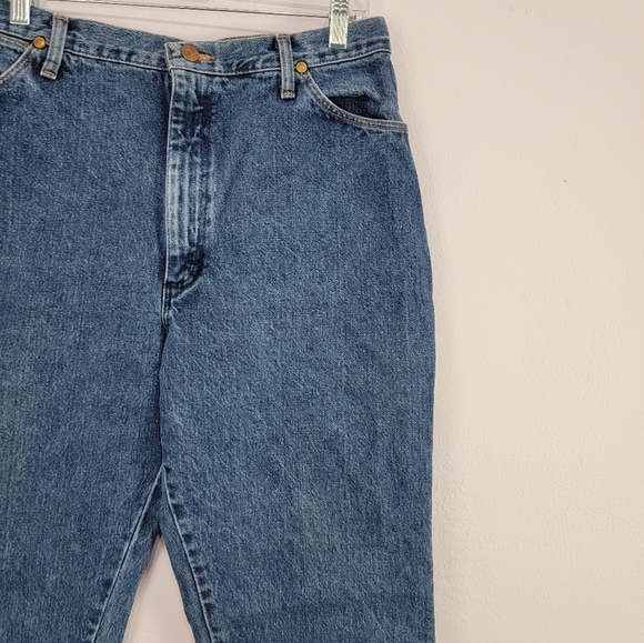 Vintage 80s Wrangler 13MWZ High Rise Straight Leg Jeans Women's "32" USA - Picture 10 of 15